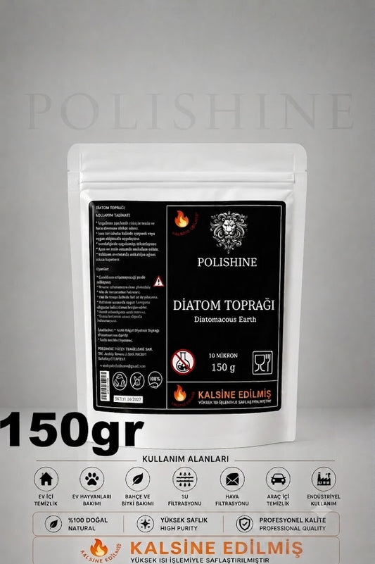 Diatom Toprağı 10 Mikron 150gr | Yüksek Saflık Ultra İnce Profesyonel Kalite