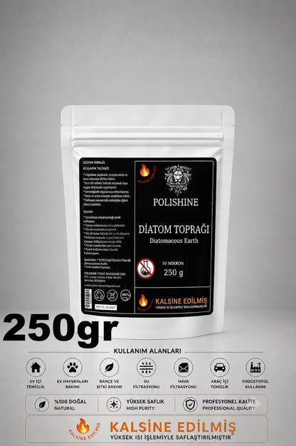 Diatom Toprağı 10 Mikron 250gr | Yüksek Saflık Ultra İnce Profesyonel Kalite