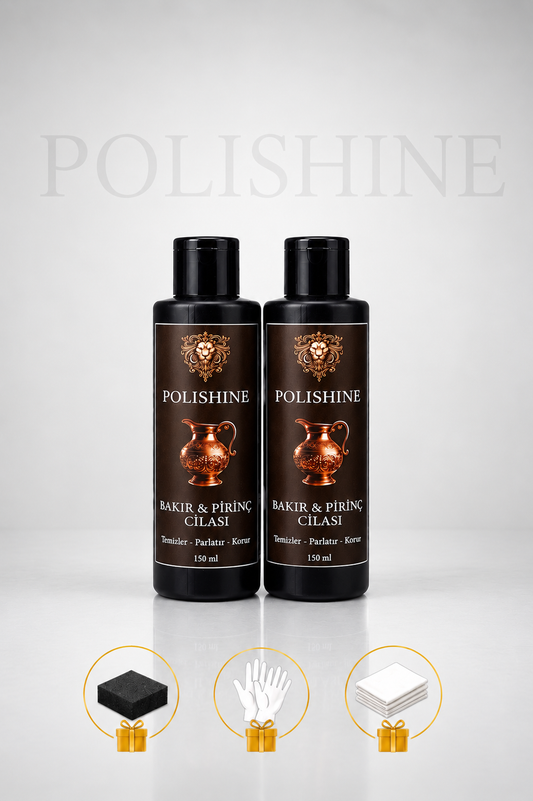 Bakır, Bronz, Pirinç ve Krom Temizleyici ve Parlatma Cilası 150ml 2 Adet