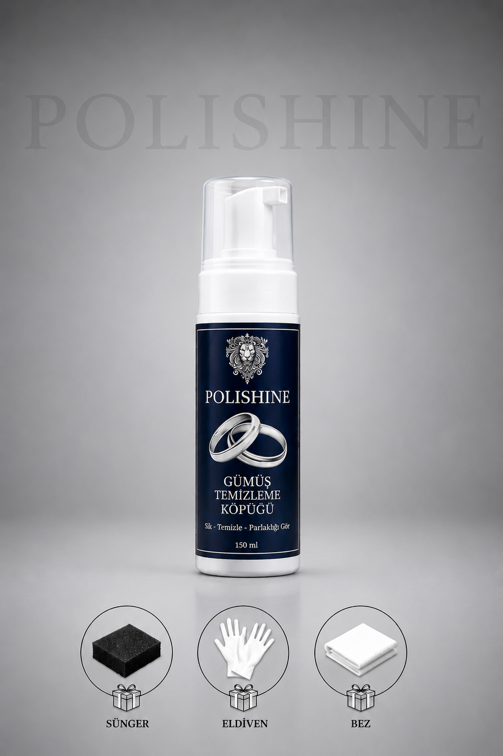 Gümüş Temizleme ve Parlatma Köpüğü 150ml