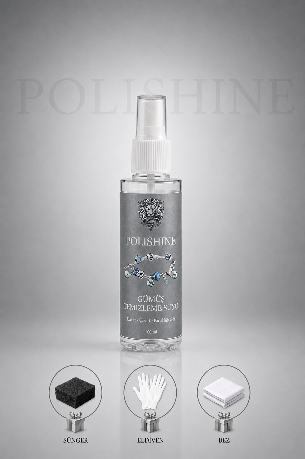Gümüş Temizleme ve Parlatma Suyu 100ml