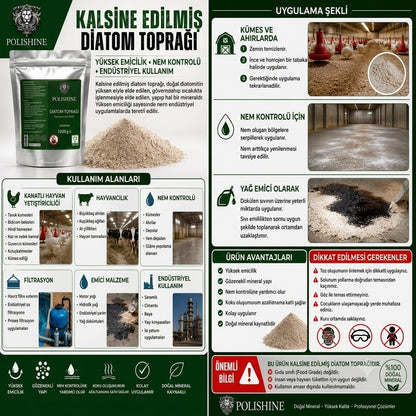 Diatom Toprağı 10 Mikron 150gr | Yüksek Saflık Ultra İnce Profesyonel Kalite